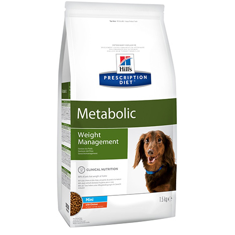 Диета для собак мелких пород при проблемах с избыточным весом Hill's Prescription Diet Metabolic (1,5)