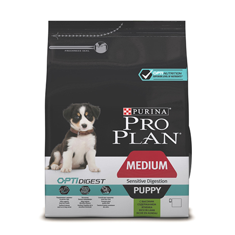 Purina Pro Plan Medium Puppy Сухой Корм для щенков средних пород,с ягненком,3кг.