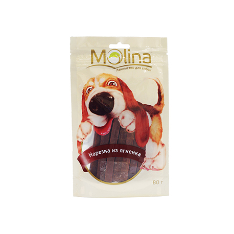 Лакомства для собак (нарезка из ягненка) Molina