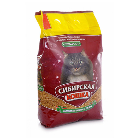 Впитывающий наполнитель Сибирская Кошка Универсал (3 л)