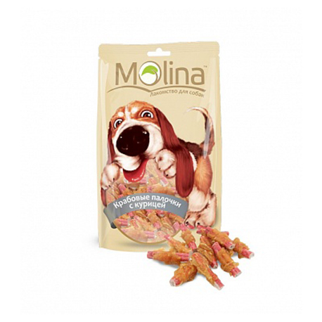Лакомства для собак (крабовые палочки) Molina