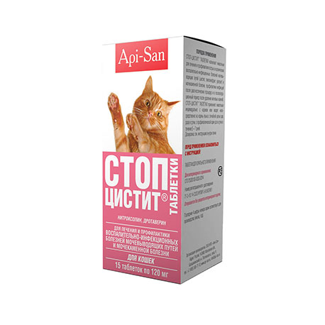 Таблетки для кошек "Стоп Цистит" (15 таб.)