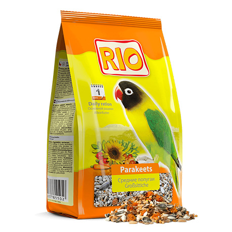 Корм для средних попугаев RIO Основной рацион (0,5 кг)