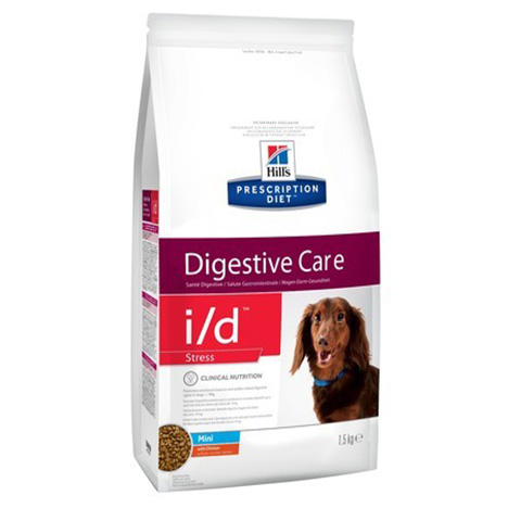 Диета для собак мелких пород при расстройствах пищеварительной системы Hill's Prescription Diet i/d Stress Canine Mini (1,5 кг)