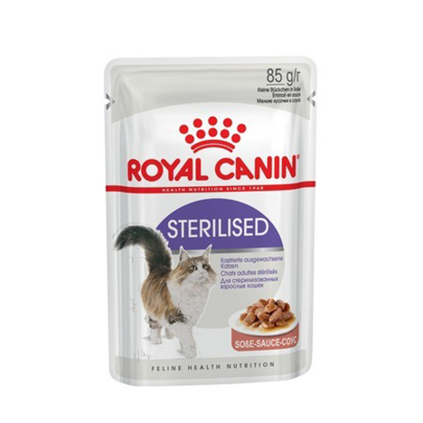 Royal Canin Sterilised Влажный Корм для стерилизованных кошек от 1 до 7 лет,в соусе,85гр.