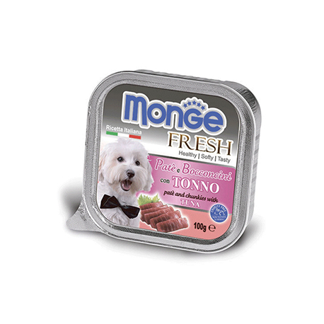 Консервы для собак мелких пород (паштет с тунцом) Fresh MONGE