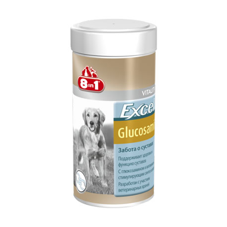 Витамины для собак 8in1 Excel Glucosamine (55 таб.)