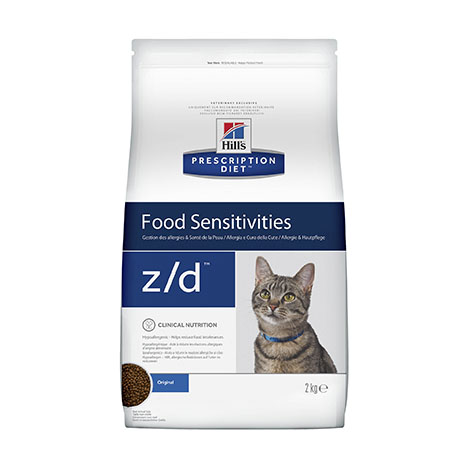 Диета для кошек при пищевой аллергии Hill's Prescription Diet Z/D (2 кг)