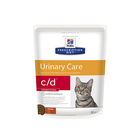 Диета для кошек при проблемах мочевыводящих путей при стрессе Hill's Prescription Diet C/D URINARY STRESS (0,4 кг)