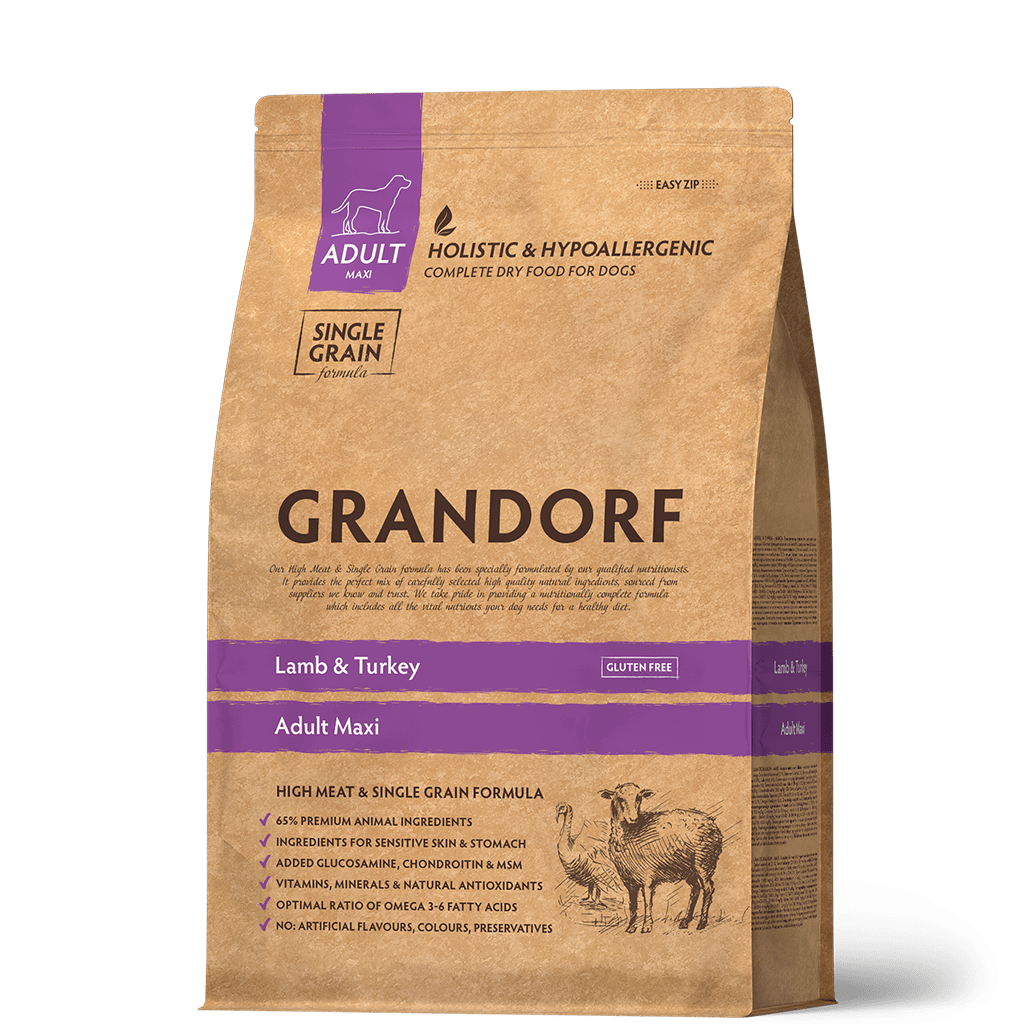 Grandorf Adult Maxi Lamb&Turkey — Сухой корм для взрослых собак крупных пород,ягненок с индейкой,10кг.