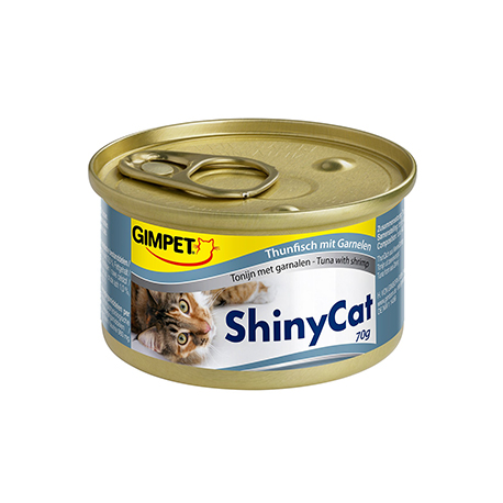 Консервы для кошек (тунец и креветки) GIMPET (70 гр)