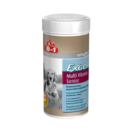 Витамины для пожилых собак 8in1 Excel Multi Vitamin Senior (70 таб.)