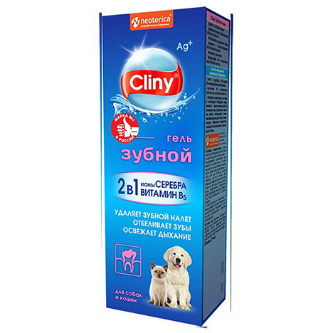 Зубной гель для собак и кошек Cliny (75 мл.)