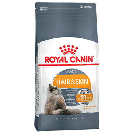 Royal Canin Hair&Skin Care Сухой Корм для кошек для здоровья шерсти и кожи,2кг.