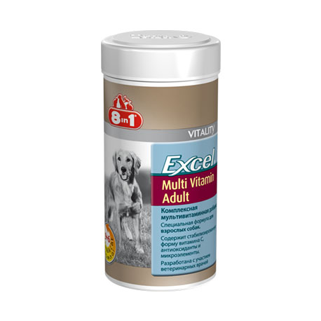 Витамины для собак 8in1 Excel Multi Vitamin Adult (70 таб.)