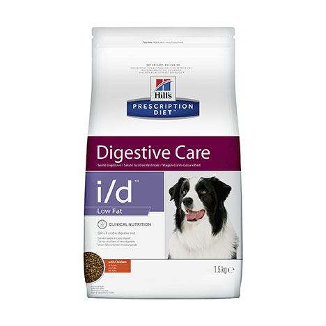 Диета для собак при расстройствах пищеварительной системы Hill's Prescription Diet I/D Low Fat (1,5 кг)