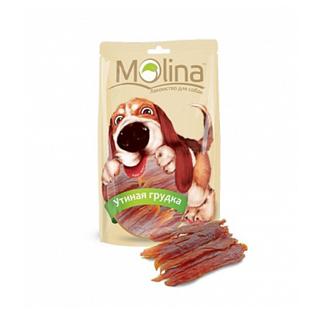 Лакомства для собак (утиная грудка) Molina