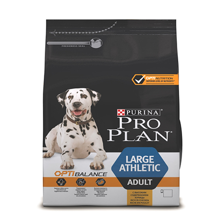 Purina Pro Plan Adult Large Athletic Сухой Корм для взрослых больших собак атлетического телосложения с курицей,14кг.
