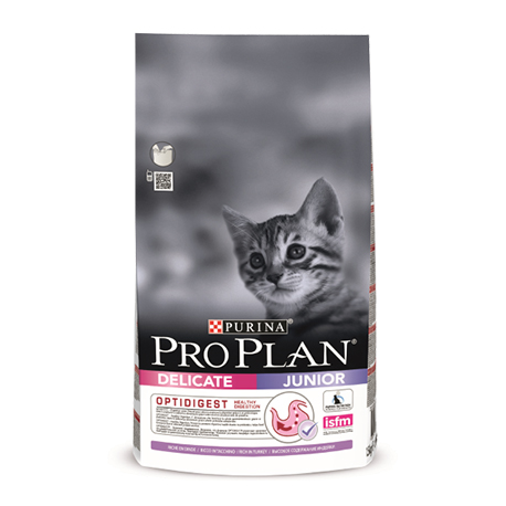 Сухой корм для котят с чувствительным пищеварением (индейка и рис) Purina Pro Plan (1,5 кг)