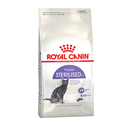 Royal Canin Sterilised Сухой Корм для стерилизованных кошек от 1 до 7 лет,4кг.